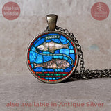 Pisces Sign Gift, Pisces Necklace, Pisces Keychain, Pisces Birthday Gift, Zodiac Birthday Gift, Zodiac Sign Necklace, Zodiac Sign Keychain