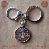 Virgo Birthday Gift, Virgo Sign Gift, Virgo Necklace, Virgo Keychain, Zodiac Birthday Gift, Zodiac Sign Necklace, Zodiac Sign Keychain