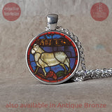 Aries Necklace, Aries Keychain, Aries Birthday Gift, Aries Sign Gift, Zodiac Birthday Gift, Zodiac Sign Necklace, Zodiac Sign Keychain