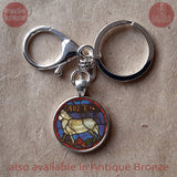 Aries Necklace, Aries Keychain, Aries Birthday Gift, Aries Sign Gift, Zodiac Birthday Gift, Zodiac Sign Necklace, Zodiac Sign Keychain