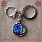 Libra Necklace, Libra Keychain, Libra Birthday Gift, Libra Sign Gift, Zodiac Birthday Gift, Zodiac Sign Necklace, Zodiac Sign Keychain