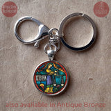 Libra Sign Gift, Libra Necklace, Libra Keychain, Libra Birthday Gift, Zodiac Birthday Gift, Zodiac Sign Necklace, Zodiac Sign Keychain