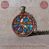 Aquarius Necklace, Aquarius Keychain, Aquarius Birthday Gift, Aquarius Sign Gift, Zodiac Birthday Gift, Zodiac Necklace, Zodiac Keychain