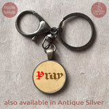 Pray pendant necklace or keychain, Pray Christian Gift, Pray Catholic Gift, Confirmation Gift, First Communion Gift, Christian Prayer Gift