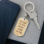 It's Fine. I'm Fine. Everything is Fine. Inspirational quote, Boyfriend gift, Dog Tag Military keychain, Motivational quote, Positive quote