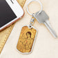 Archangel Gabriel Sinai dog tag keychain