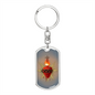 Sacred Heart of Jesus Dog Tag keychain, Godparent Gift, Godmother Gift, Godfather gift, gift for Catholic