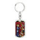 St Francis of Assisi dog tag keychain