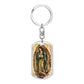 Our Lady of Guadalupe dog tag keychain