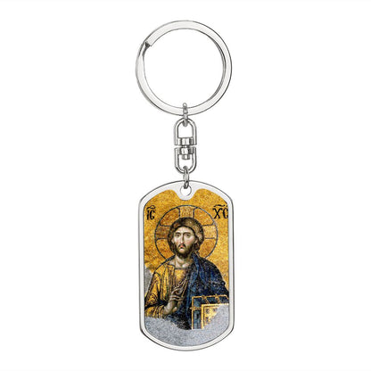 Christ Pantocrator icon of St Sophia keychain