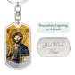 Christ Pantocrator icon of St Sophia keychain