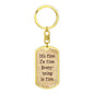 It's Fine. I'm Fine. Everything is Fine. Inspirational quote, Boyfriend gift, Dog Tag Military keychain, Motivational quote, Positive quote