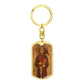St Francis of Assisi dog tag keychain