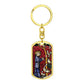 St Francis of Assisi dog tag keychain