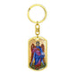 Archangel Gabriel dog tag keychain