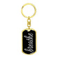 Breathe Dog Tag Military Pendant Keychain