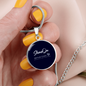 circle pendant necklace