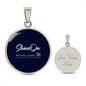 Cirlcle pendant necklace NEW