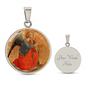 Archangel Gabriel The Angel of the Annunciation pendant necklace