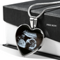 Mommy I may Just Be a bump HEART pendant necklace