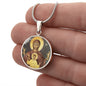 Theotokos Oranta Circle New circle ShineOn Cirlcle pendant necklace NEW