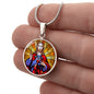 The Sacred Heart of Jesus Christ pendant necklace