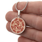 Triskelion Necklace, Celtic Necklace, Ttiskelion Pendant, Triskele pendant necklace