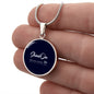 Cirlcle pendant necklace NEW