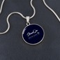 circle pendant necklace