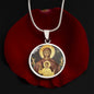 Theotokos Oranta Circle New circle ShineOn Cirlcle pendant necklace NEW