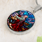 Agony in the Garden circle pendant necklace