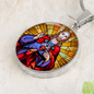 The Sacred Heart of Jesus Christ pendant necklace