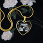 Mommy I may Just Be a bump HEART pendant necklace