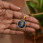 Virgin Mary and Baby Jesus pendant necklace