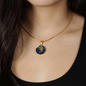 Virgin Mary and Baby Jesus pendant necklace