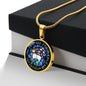 Lamb of God necklace, Lamb of God Agnus Dei pendant necklace, Our Lamb Has Conquered Let Us Follow Him, Lamb of God pendant