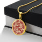 Triskelion Necklace, Celtic Necklace, Ttiskelion Pendant, Triskele pendant necklace
