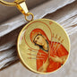 Our Lady of Sorrows icon pendant necklace