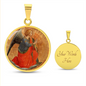 Archangel Gabriel The Angel of the Annunciation pendant necklace