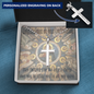 Confirmation Gift, Jesus Choir of Angels, Personalized Cross Necklace