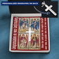 Archangels Michael Gabriel Raphael Uriel Confirmation gift Personalized Coss Necklace
