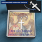 Confirmation gift Archangel Barachiel Personalized Cross Necklace