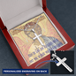 Confirmation gift, Guardian Angel gift, Cross necklace