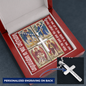 Archangels Michael Gabriel Raphael Uriel Confirmation gift Personalized Coss Necklace