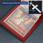 Confirmation gift, Archangel Michael, Personalized Cross Necklace