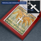 Confirmation gift Choir of Angels, Personalized Cross necklace