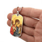 Archangel Barachiel Dog Tag military pendant necklace
