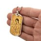 Archangel Gabriel Sinai dog tag necklace