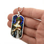 Saint Catherine of Siena Dog Tag military pendant necklace