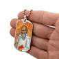 Saint Benedict of Nursia Dog Tag military pendant necklace